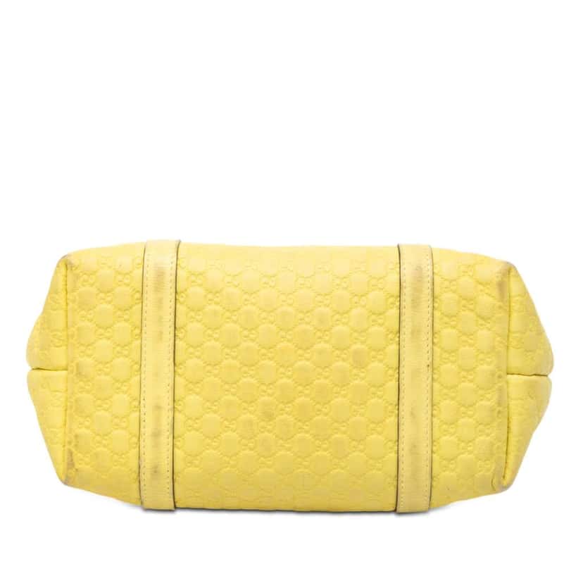 Gucci Guccissima Tote Yellow Leather Fair condition - Inside View