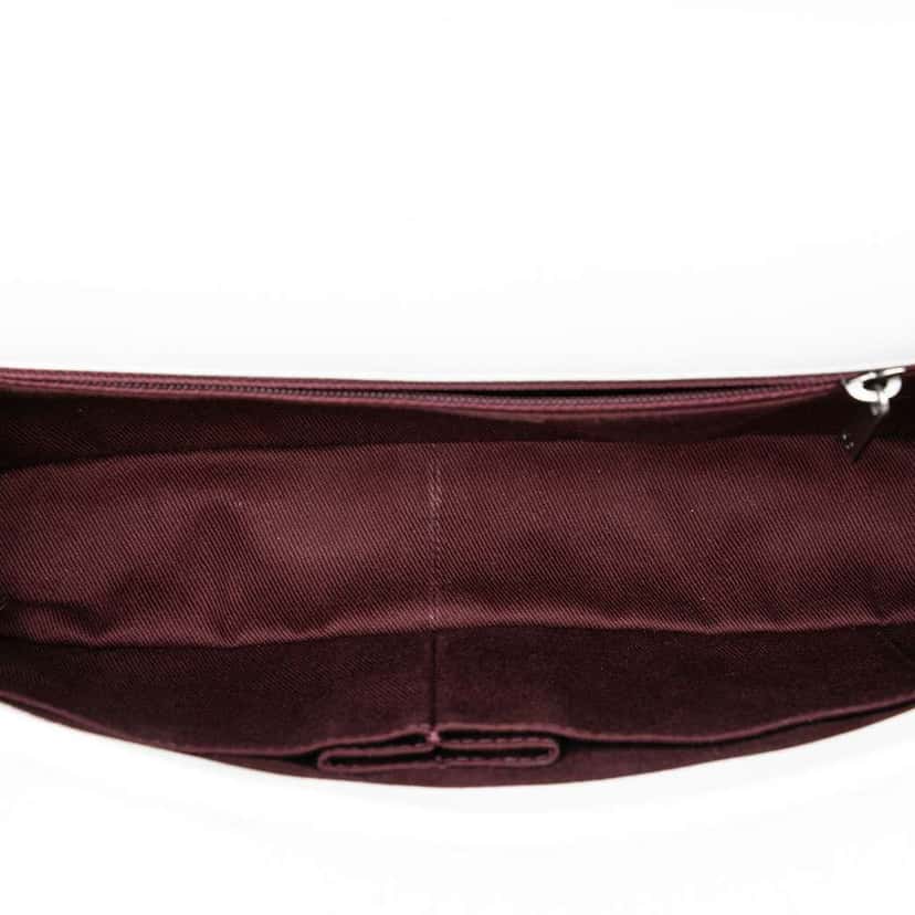 Chanel Medium Classic Tricolor Lambskin Single Flap Grey Leather Good condition - Model View