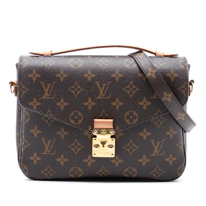 Louis Vuitton Monogram Pochette Metis Brown Good condition - Front View