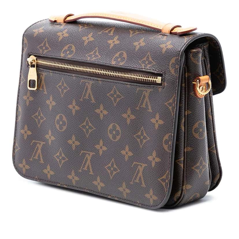 Louis Vuitton Monogram Pochette Metis Brown Good condition - Back View