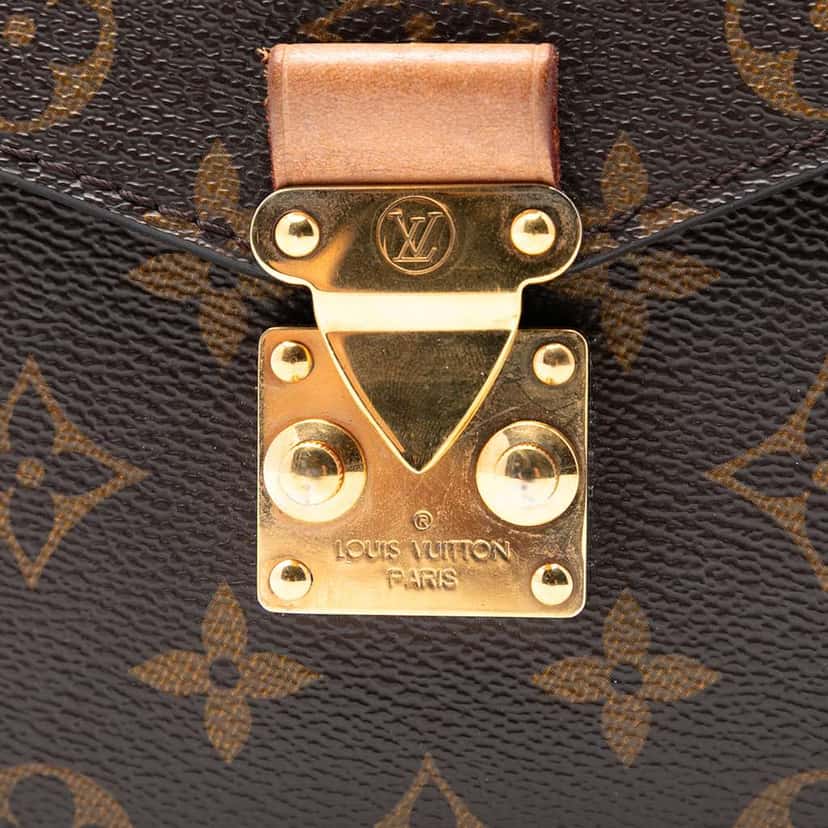 Louis Vuitton Monogram Pochette Metis Brown Good condition - Box View