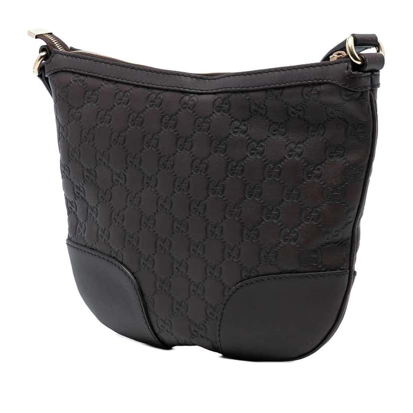 Gucci Guccissima Lovely Crossbody Brown Leather Good condition - Back View