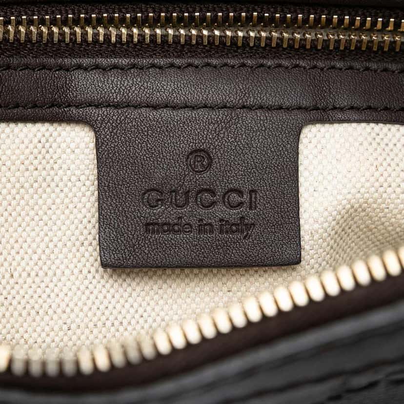 Gucci Guccissima Lovely Crossbody Brown Leather Good condition - Box View