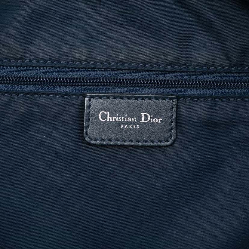 Dior Diorissimo Trotter Canvas Crossbody Blue Canvas Very good condition - Box View