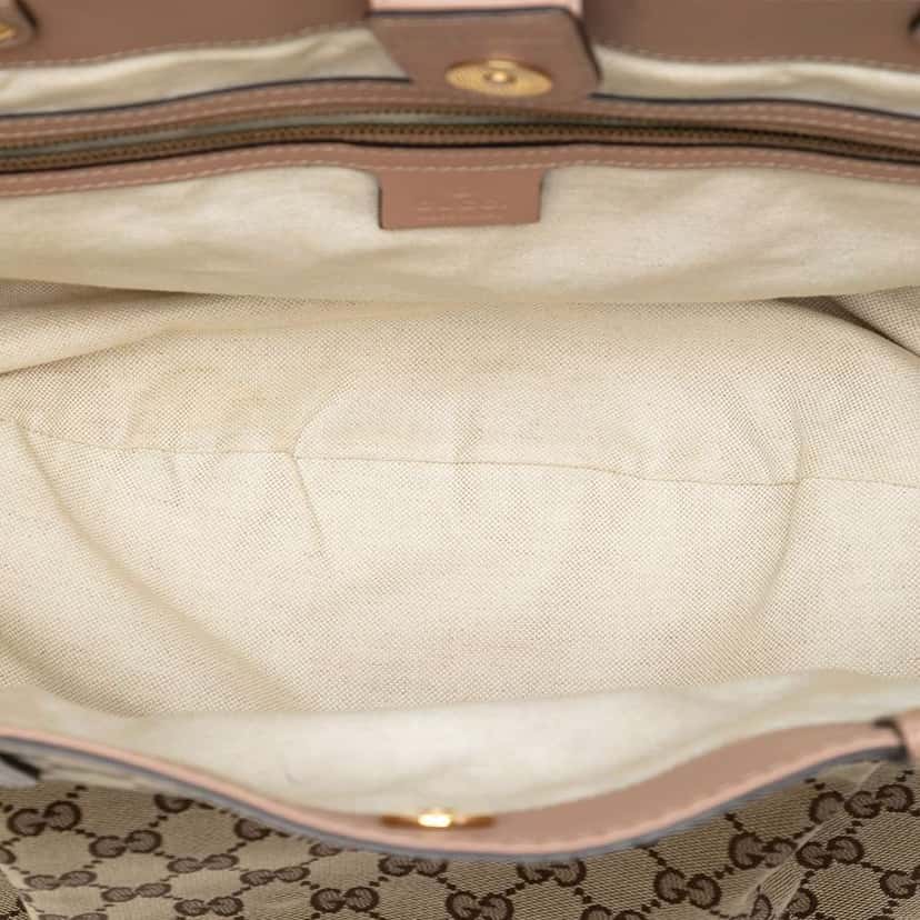 Gucci Large GG Canvas Scarlett Tote Brown Canvas Good condition - Model View