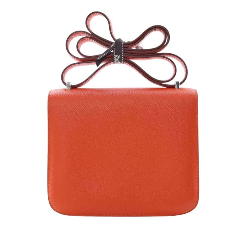 Hermès Mini Epsom Constance III 18 Orange Leather Good condition - Model View