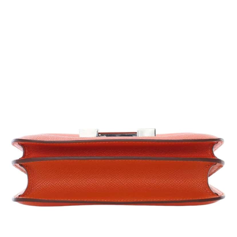 Hermès Mini Epsom Constance III 18 Orange Leather Good condition - Box View