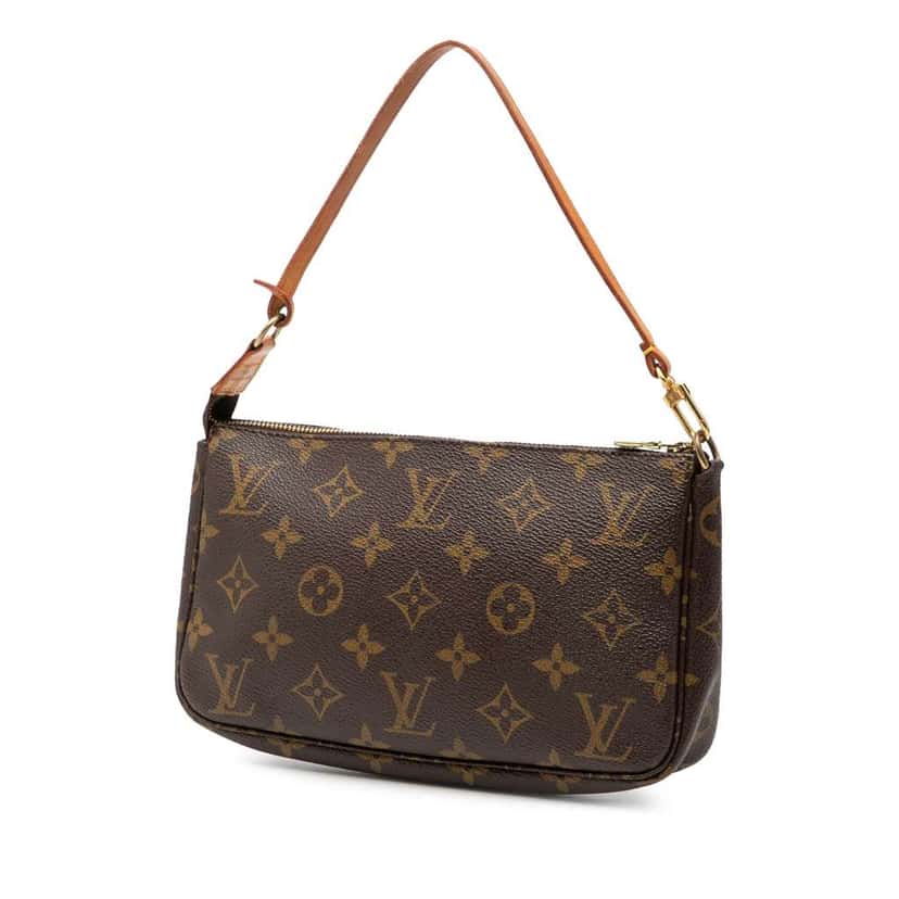 Louis Vuitton Monogram Pochette Accessoires Brown Good condition - Back View