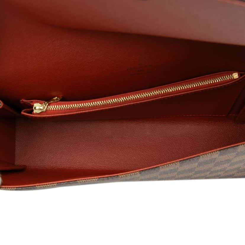 Louis Vuitton Damier Ebene Tribeca Long Brown Very good condition - Model View