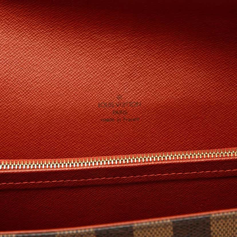 Louis Vuitton Damier Ebene Tribeca Long Brown Very good condition - Box View