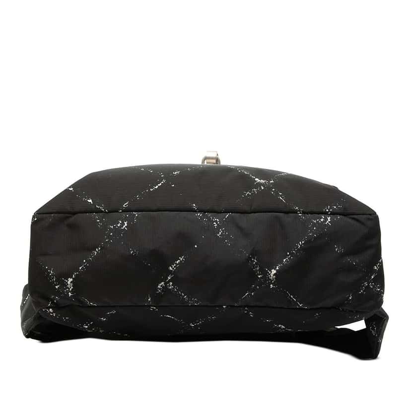 Chanel Old Travel Line Nylon Backpack Black Very good condition - Inside View
