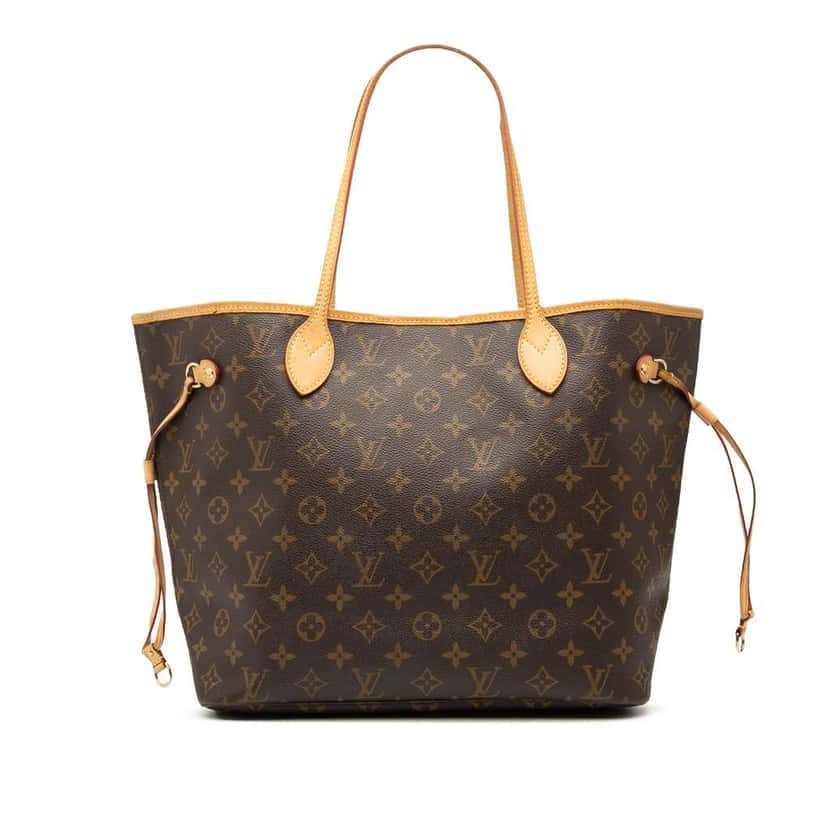 Louis Vuitton Monogram Neverfull MM Brown Good condition - Front View