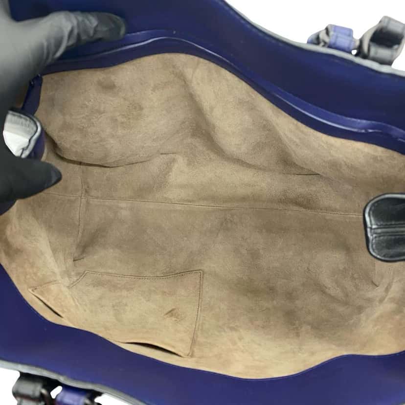 Bottega Veneta Intrecciato Trimmed Nappa Satchel Black Leather Good condition - Inside View