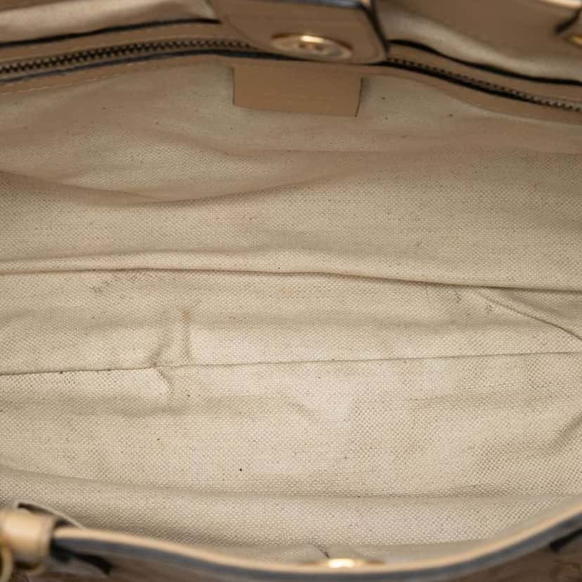 Gucci Guccissima Scarlett Tote Brown Leather Good condition - Model View