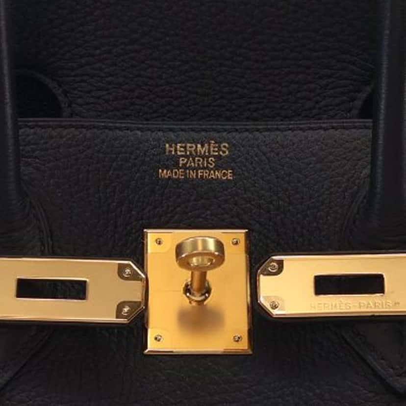 Hermès Togo Birkin Retourne 35 Black Leather Good condition - Model View