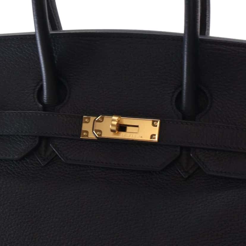 Hermès Togo Birkin Retourne 35 Black Leather Good condition - Box View