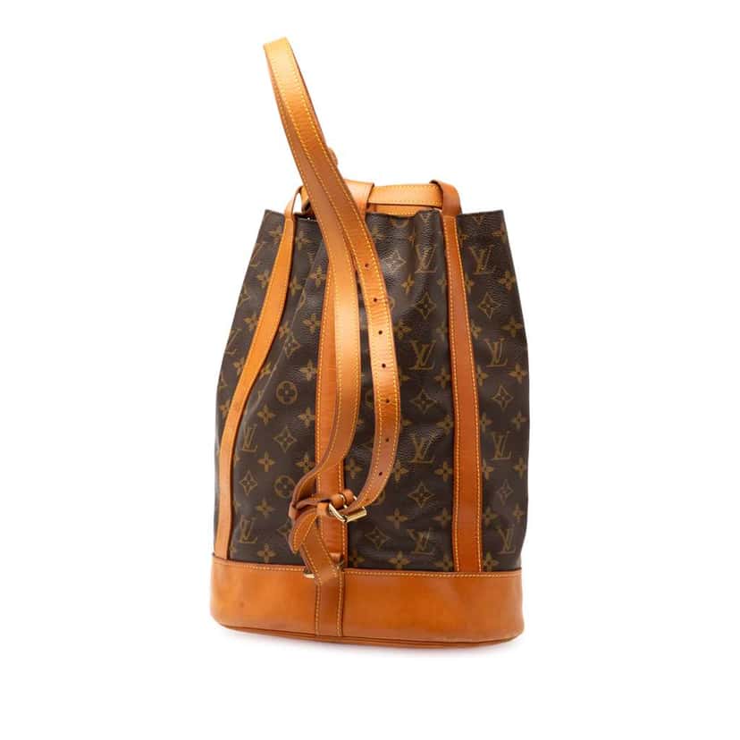 Louis Vuitton Monogram Randonnee PM Brown Good condition - Back View