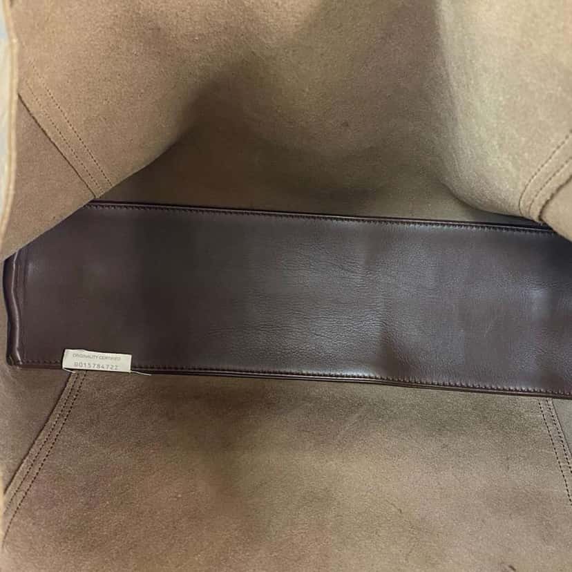 Bottega Veneta Nappa Intrecciomirage Butterfly Tote Brown Leather Good condition - Inside View