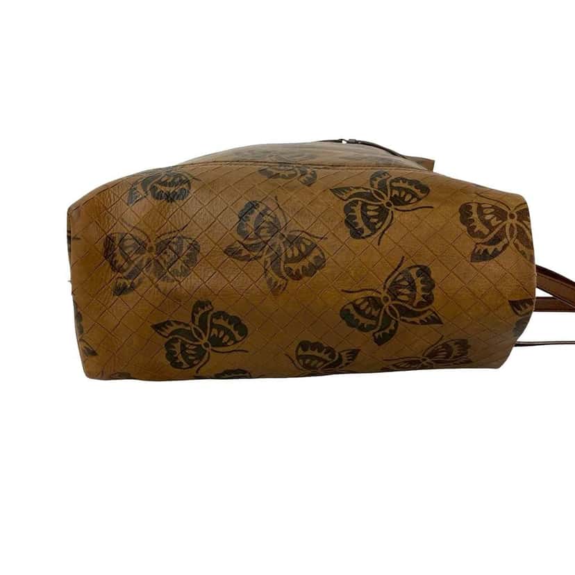 Bottega Veneta Nappa Intrecciomirage Butterfly Tote Brown Leather Good condition - Box View