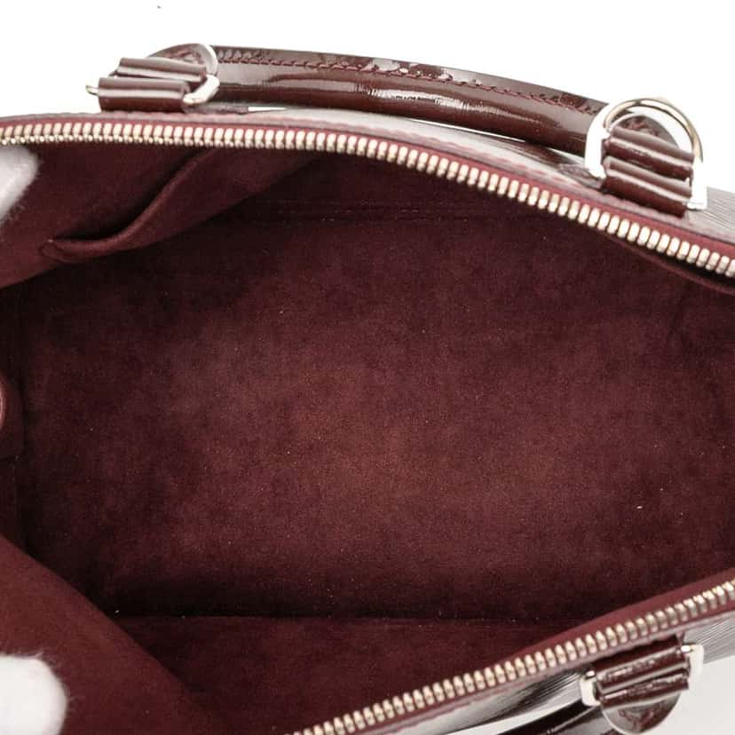 Louis Vuitton Electric Epi Alma PM Purple Leather Good condition - Model View