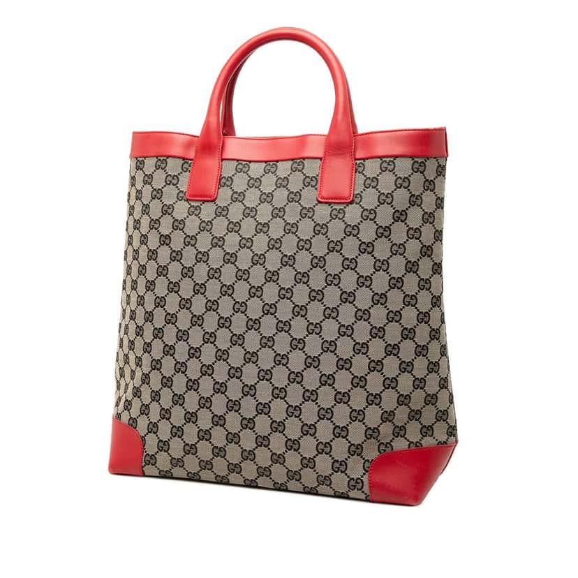 Gucci GG Canvas Tote Grey Canvas Good condition - Back View