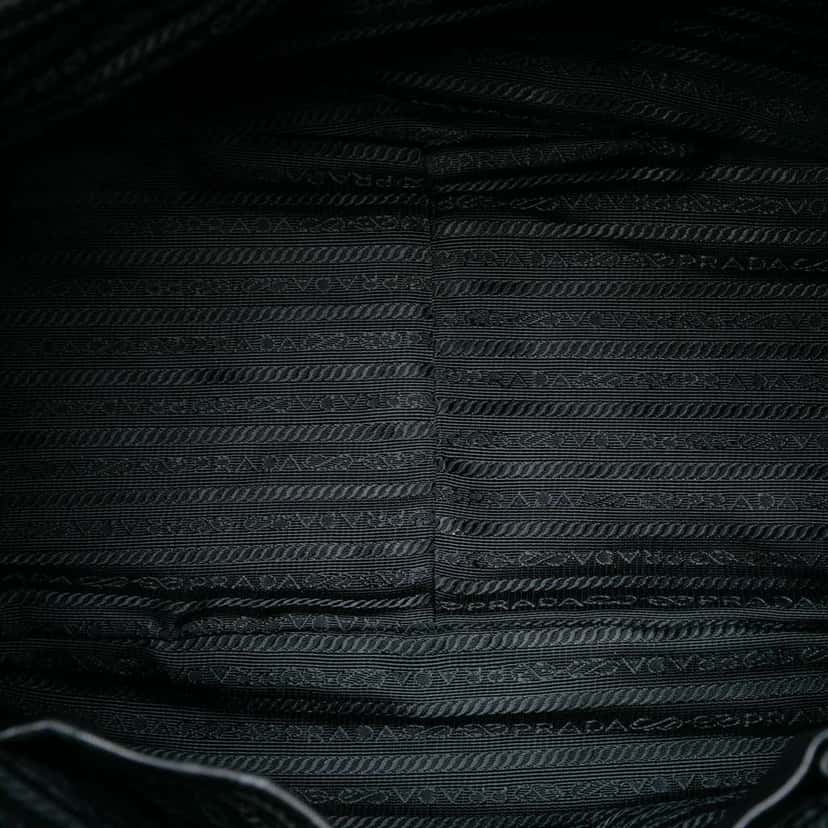 Prada Tessuto Gaufre Satchel Black Good condition - Model View