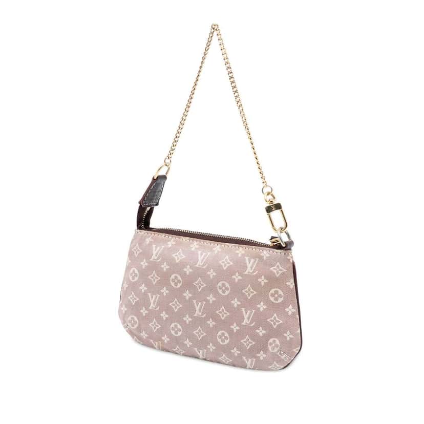 Louis Vuitton Monogram Idylle Mini Pochette Accessoires Pink Canvas Good condition - Back View