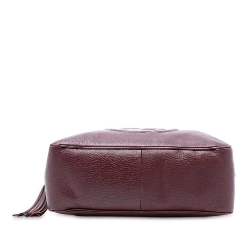 Gucci Leather Soho Chain Shoulder Red Leather Good condition - Inside View