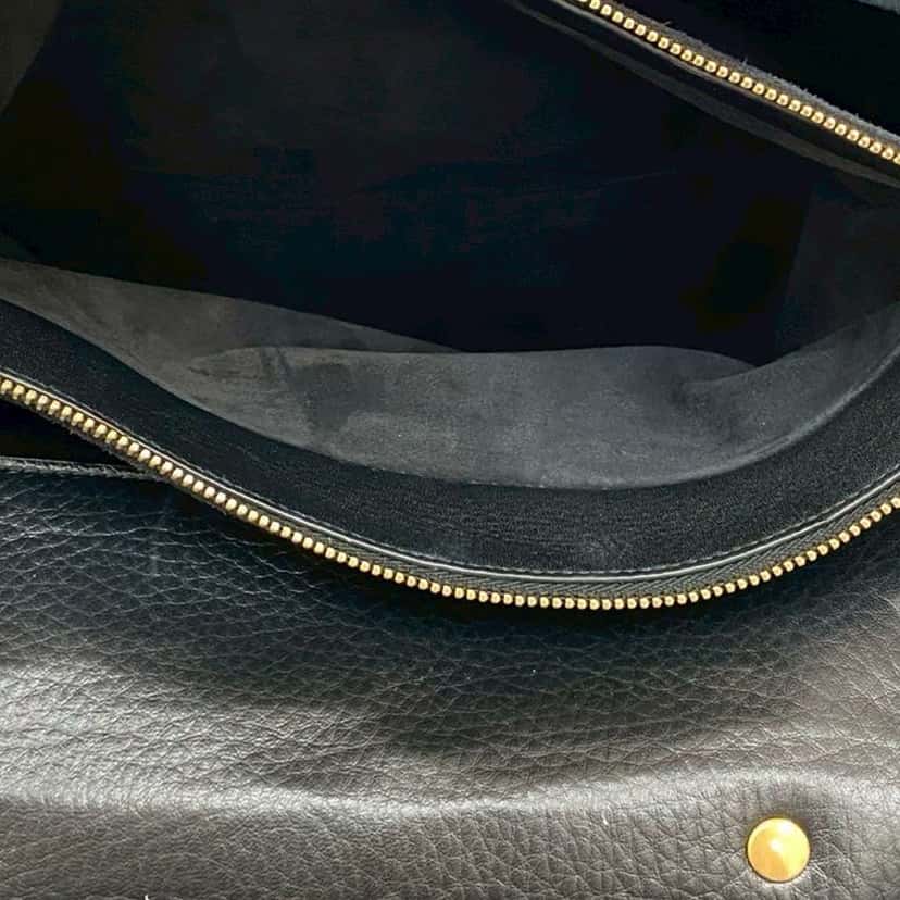 Saint Laurent Medium Leather Muse Two Satchel Black Leather Good condition - Box View