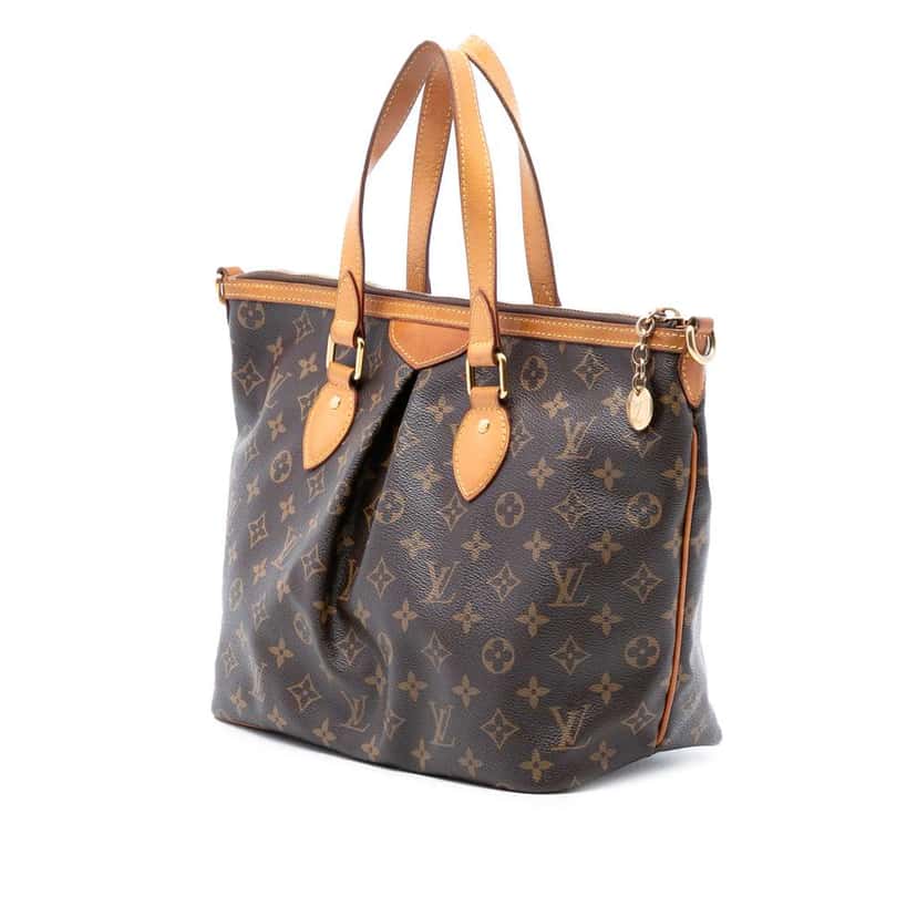 Louis Vuitton Monogram Palermo PM Brown Good condition - Back View