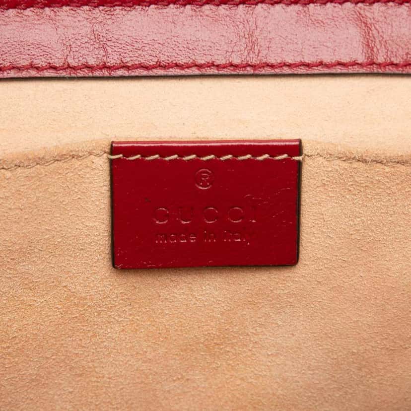 Gucci Small GG Marmont Matelasse Diagonal GG Canvas and Leather Shoulder Bag Brown Canvas Very good condition - Box View