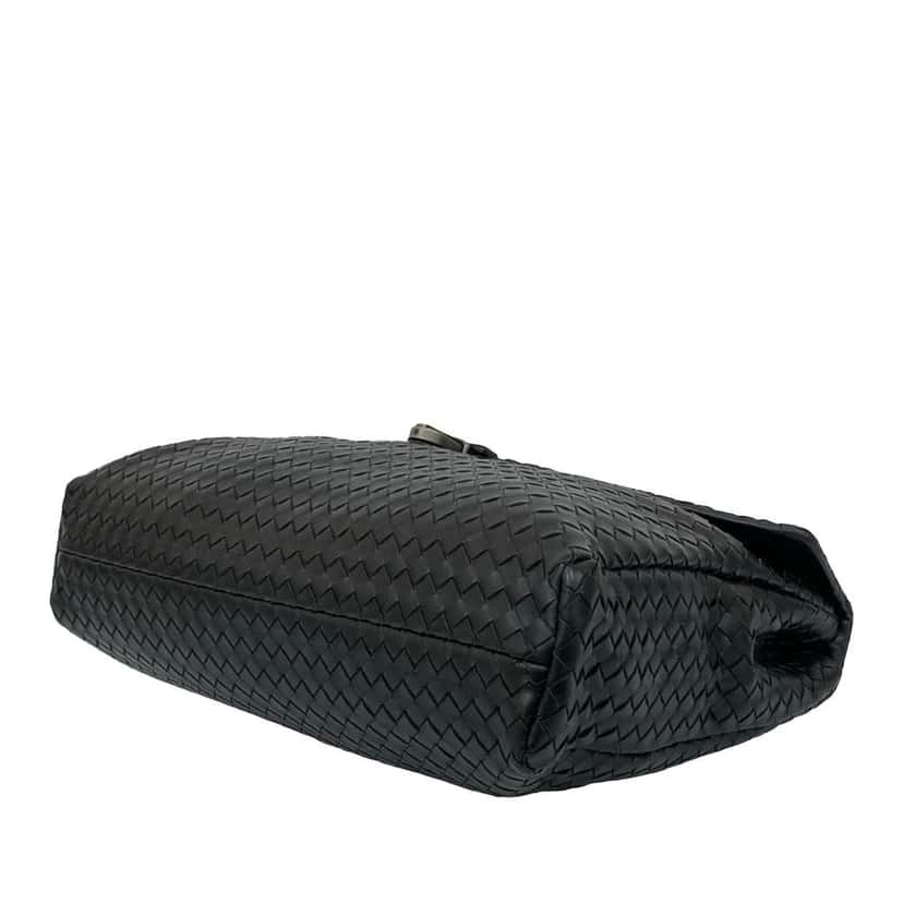 Bottega Veneta Nappa Intrecciato Briefcase Black Leather Good condition - Model View