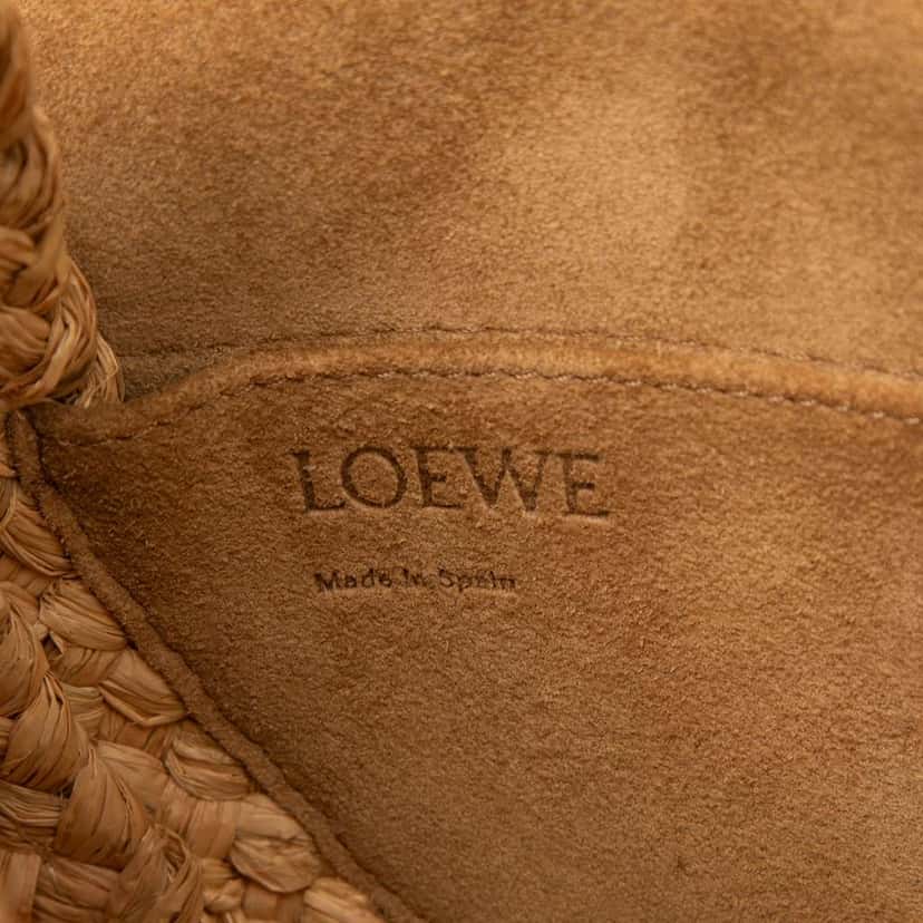 Loewe Medium Raffia Gate Crossbody Brown Very good condition - Box View