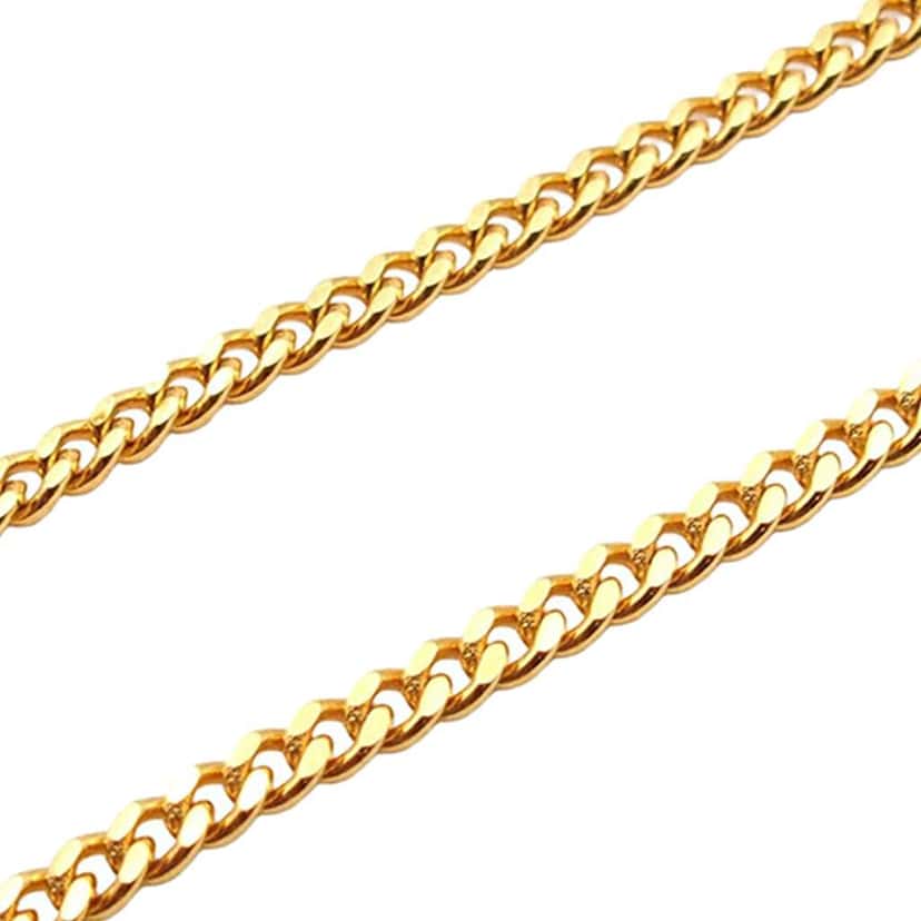 Chanel Gold Plated CC Rhinestone Pendant Necklace Gold Metal Good condition - Box View