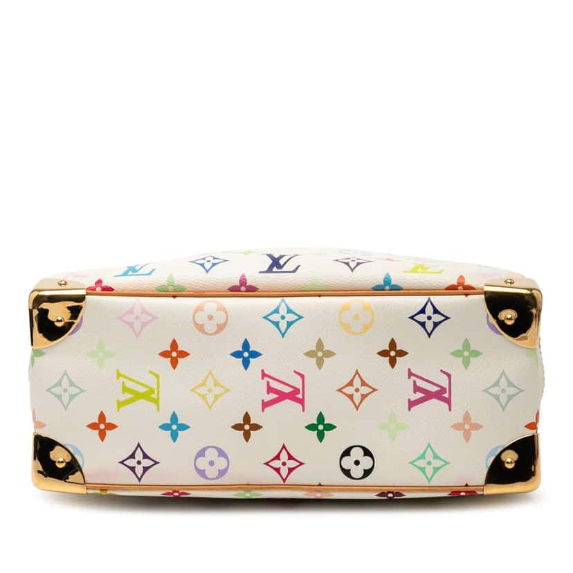 Louis Vuitton Monogram Multicolore Trouville White Good condition - Inside View