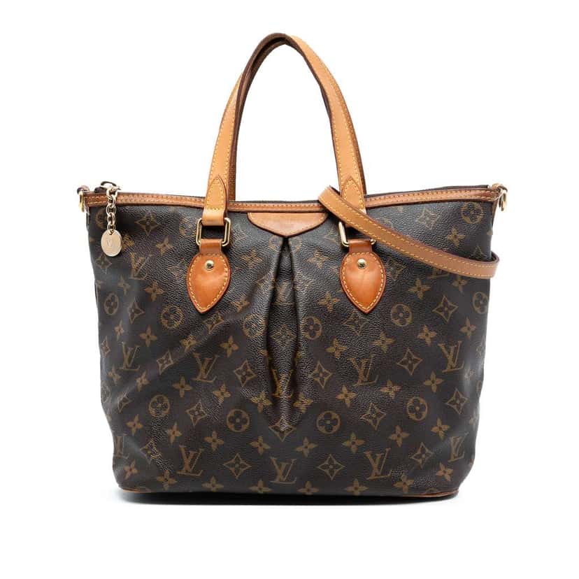 Louis Vuitton Monogram Palermo PM Brown Good condition - Front View