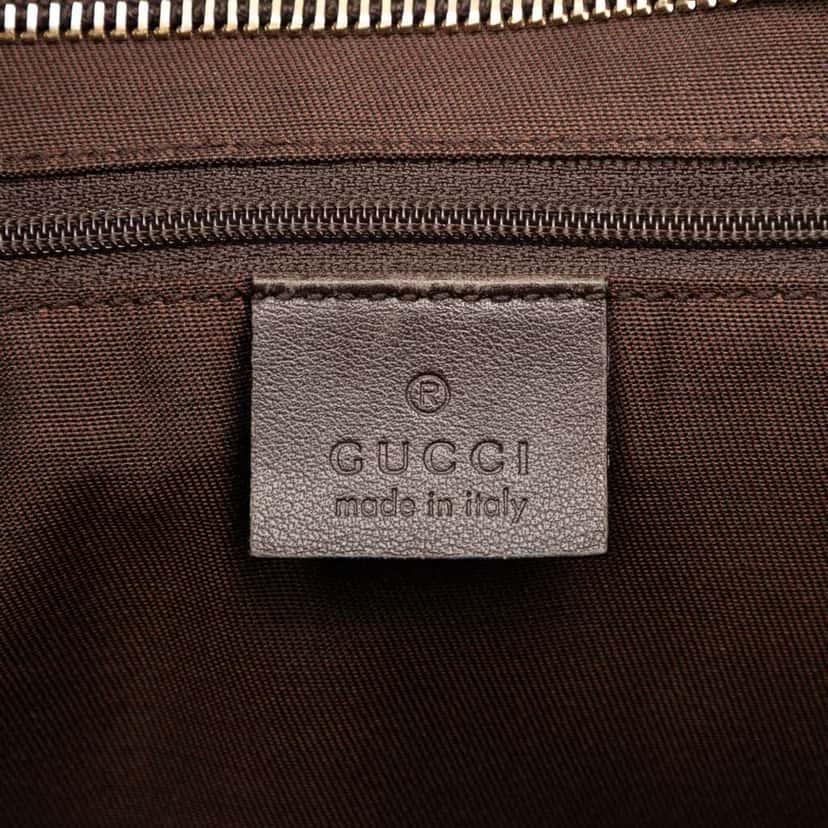 Gucci GG Supreme Joy Convertible Tote Brown Canvas Good condition - Box View