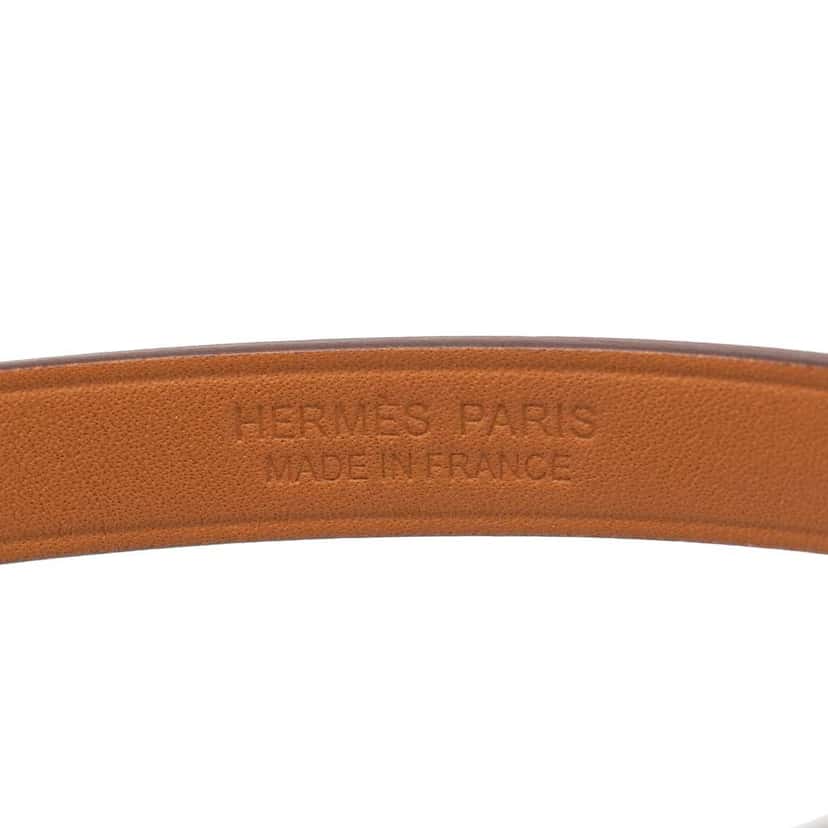 Hermès Chevre Mysore Mini Kelly Double Tour Bracelet T2 Gold Leather Good condition - Model View