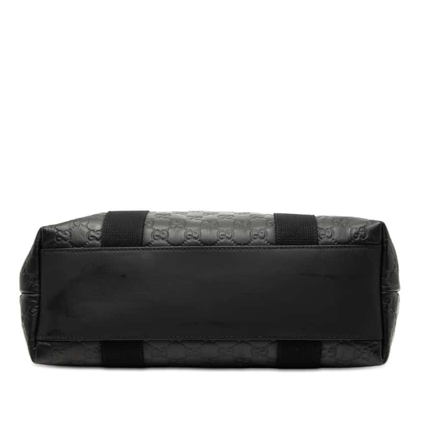 Gucci Guccissima Web Tote Black Leather Good condition - Inside View