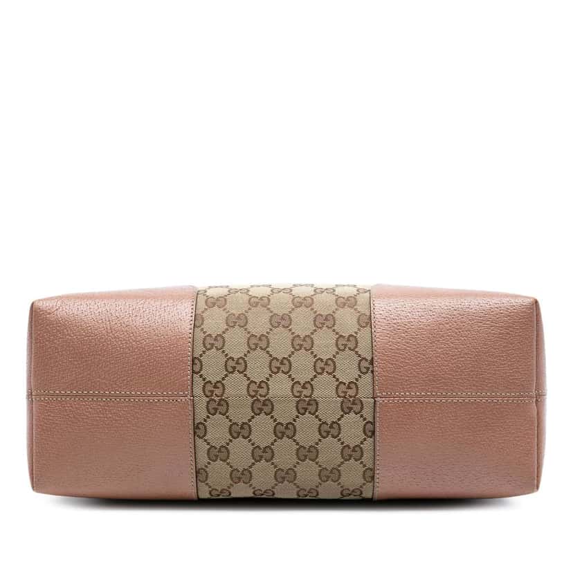Gucci Medium GG Canvas Bree Dome Tote Brown Canvas Very good condition - Inside View
