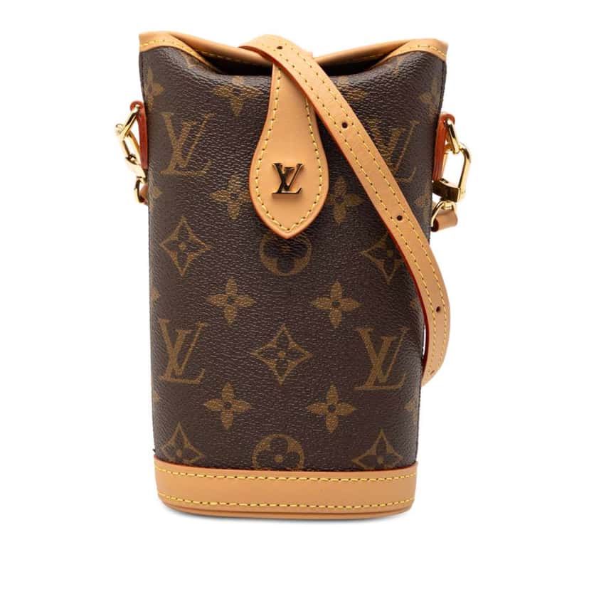Louis Vuitton Monogram Fold Me Pouch Brown Very good condition - Front View