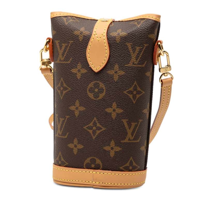 Louis Vuitton Monogram Fold Me Pouch Brown Very good condition - Back View