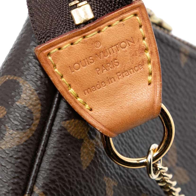 Louis Vuitton Monogram Mini Pochette Accessoires Brown Very good condition - Box View