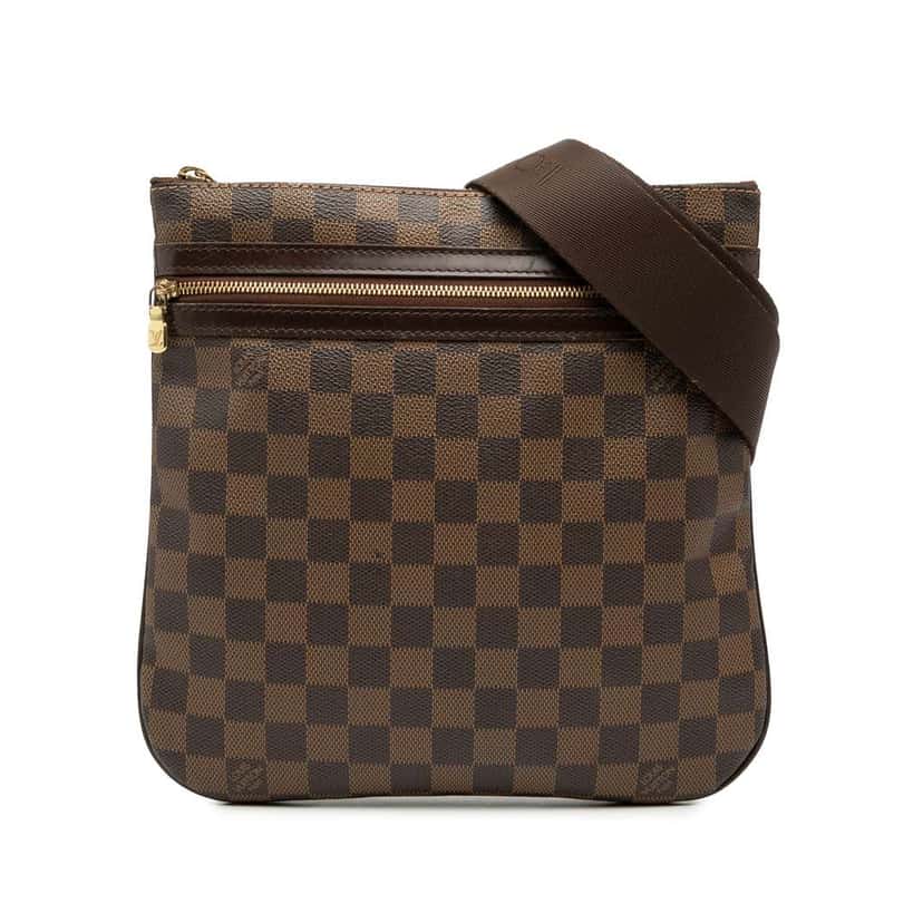 Louis Vuitton Damier Ebene Bosphore Pochette Brown Good condition - Front View
