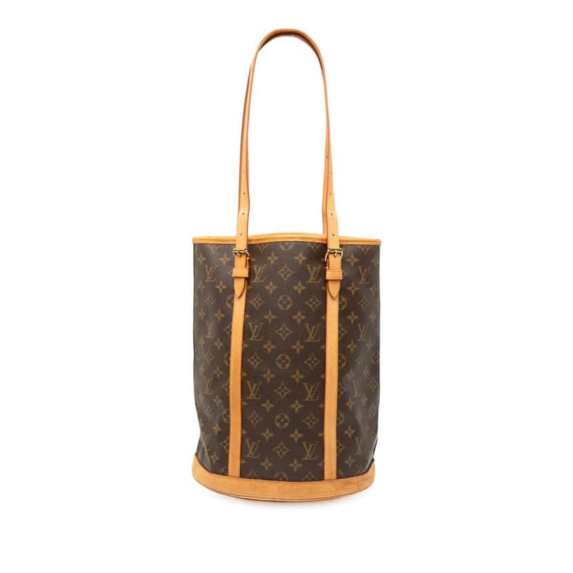 Louis Vuitton Monogram Bucket GM Brown Good condition - Front View