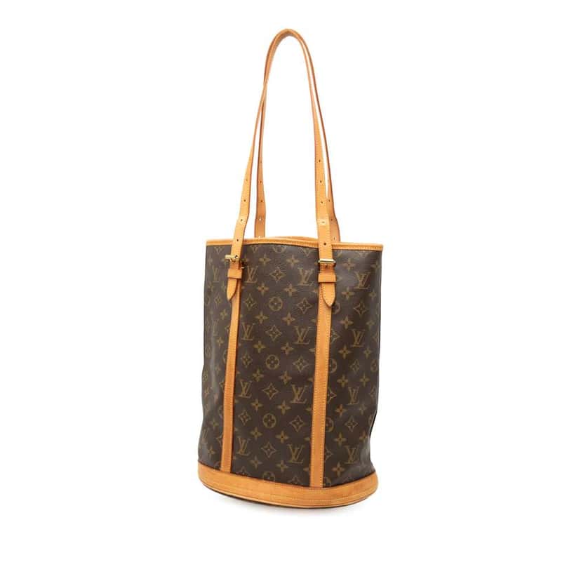 Louis Vuitton Monogram Bucket GM Brown Good condition - Back View