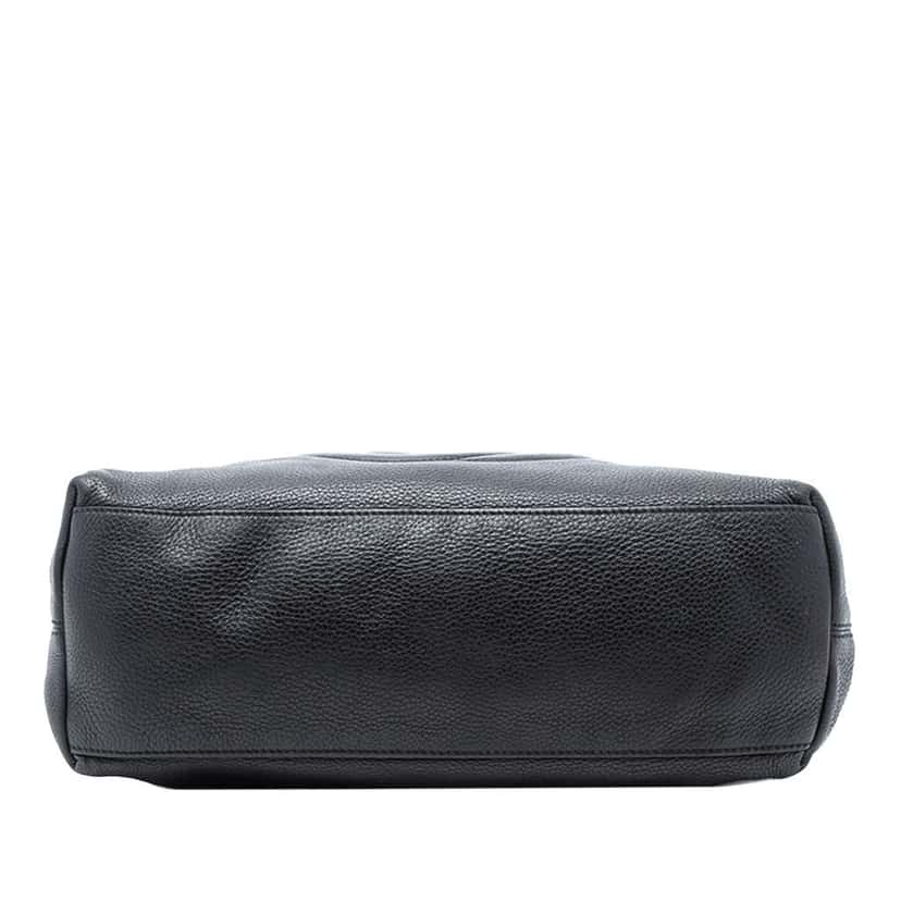 Gucci Medium Leather Soho Chain Tote Black Leather Fair condition - Inside View