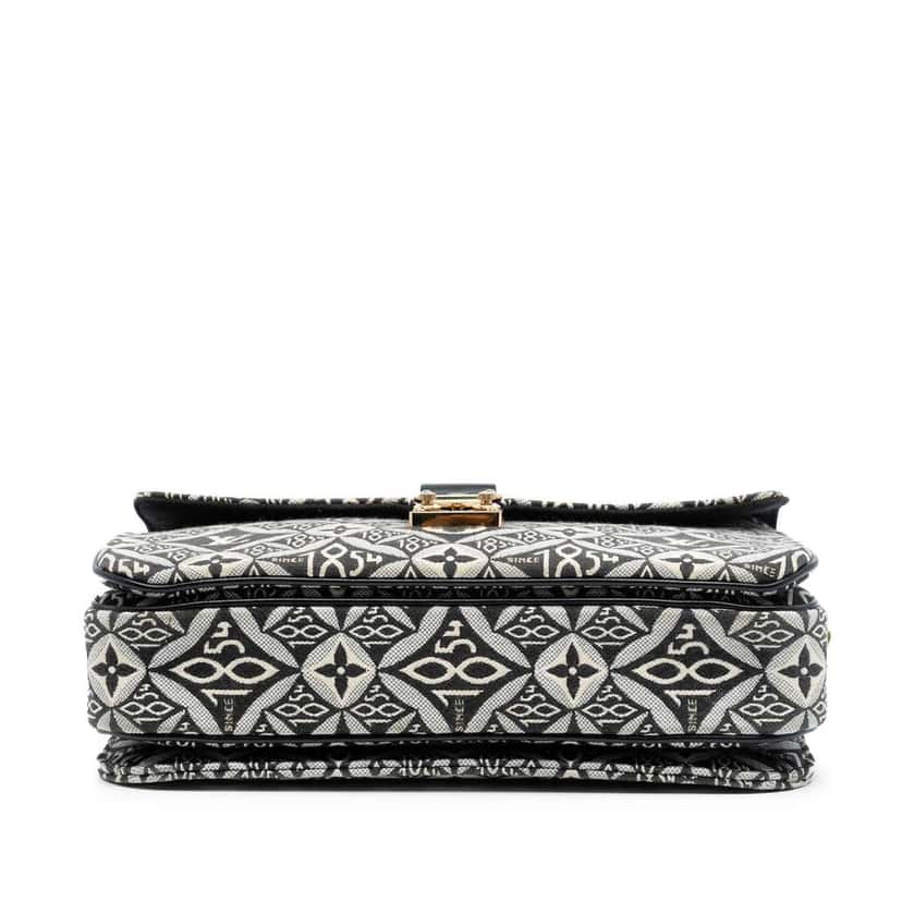Louis Vuitton Monogram Jacquard Since 1854 Pochette Metis Black Canvas Very good condition - Inside View