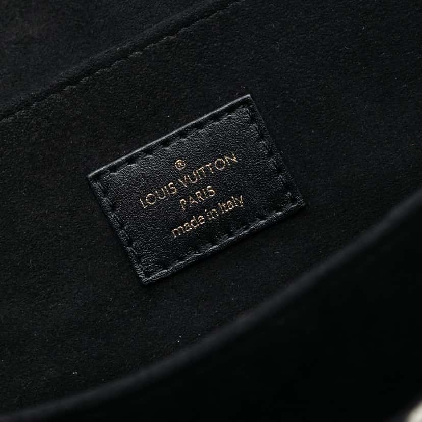 Louis Vuitton Monogram Jacquard Since 1854 Pochette Metis Black Canvas Very good condition - Box View