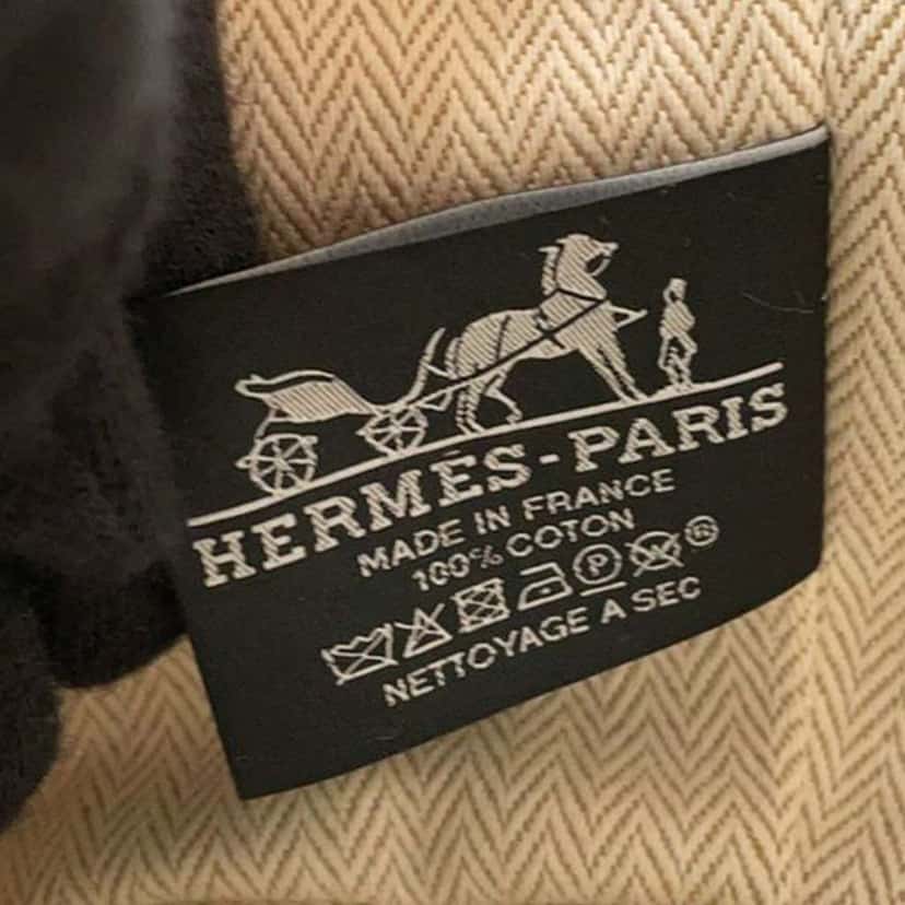Hermès Small Canvas Bride A Brac Case Brown Canvas Good condition - Box View